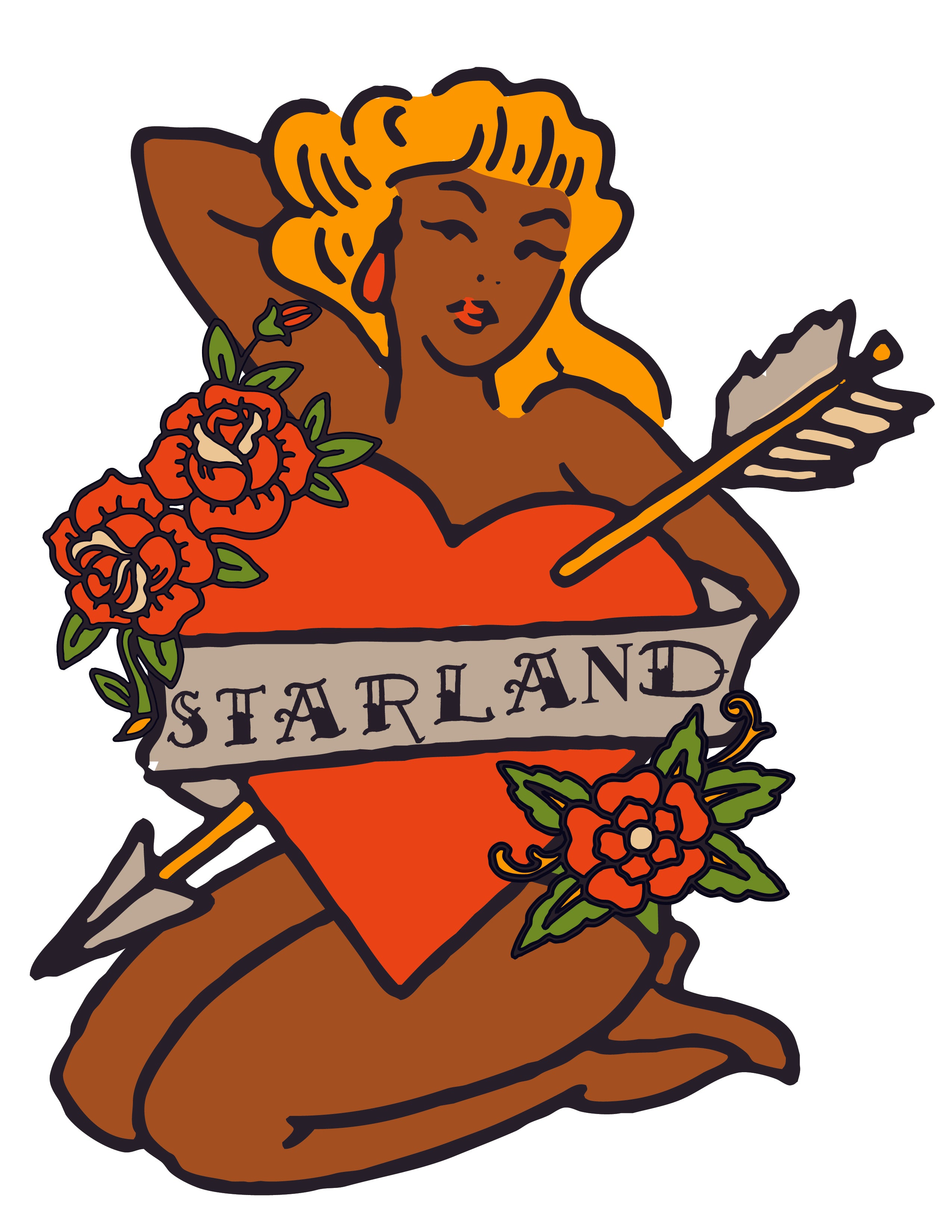 Starland Pinup Sticker