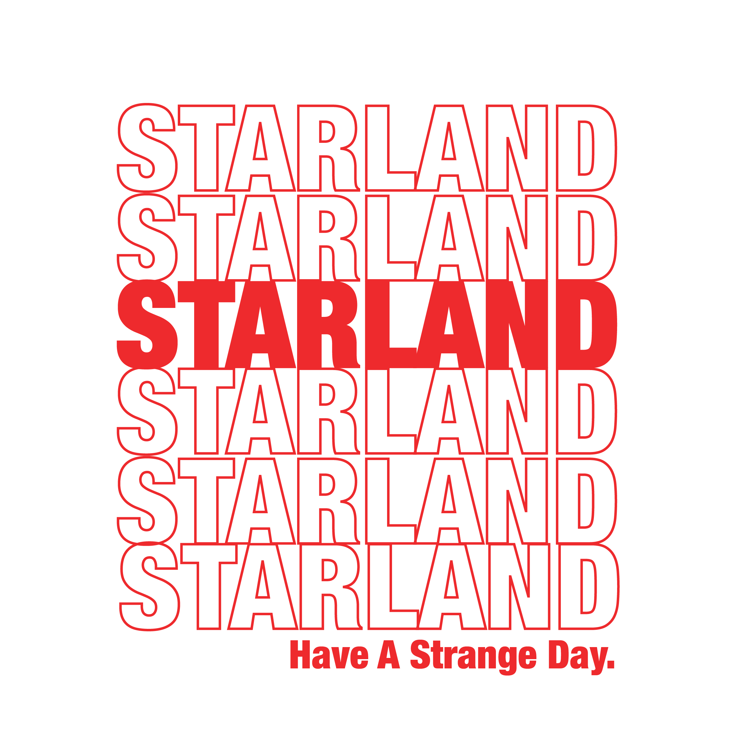 Have A Strange Day Sticker